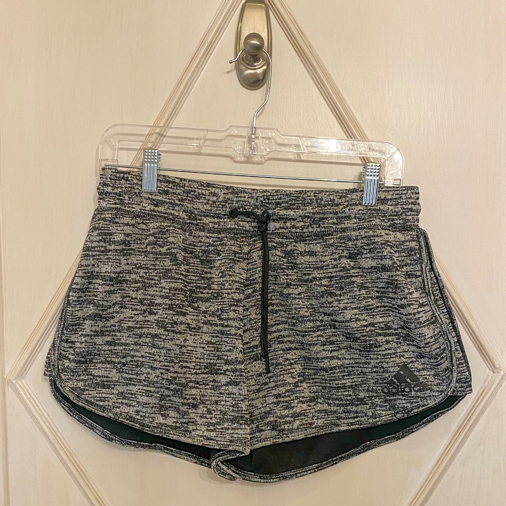 Adidas Tennis Black Marled Shorts Small RN88387